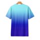 thumbnail image 5 of Blusas de Manga Corta para las Mujeres, Moda Impresa Cuello Redondo Camiseta Casual Top Hecho de Cómodo Estante de Algodón de Imitación para Todas las Estaciones, Blusas de Algodón para las Mujeres, 5 of 5