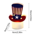 thumbnail image 2 of Lampe de Bougie en Plastique pour Jour de l'Indépendance Lumières Rouges Blanches et Bleues 1Pcs Décoration de Table, 2 of 7