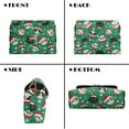 thumbnail image 7 of TSOVTHRID Christmas Cat Paw Green Print Crossbody Bags for Women, PU Leather Crossbody Handbags Purses, Waterproof Crossover Shoulder Bag with Chain Strap, 7 of 7