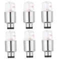 thumbnail image 4 of UPGRATOR 6pcs Bright Bike Torch Lights Metal Silver For Night Cycling, 4 of 7