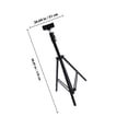 thumbnail image 2 of Homoyoyo 1Set Versatile Black Projector Tripod Stand with Stable Support for Outdoor Projector Use, 2 of 8