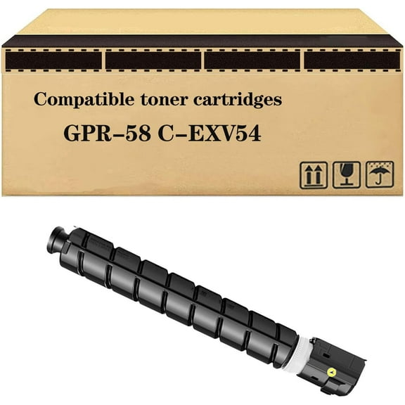 Compatible Toner Cartridge Replacement for Canon GPR-58 C-EXV54 Toner High Yield for Image Runner Advance C356i Ⅱ C356P Ⅱ C256i Ⅱ C356iF Ⅲ C256i Ⅲ C356P Ⅱ Printer