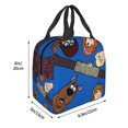 thumbnail image 3 of Saiise Scooby-Doo Print Lunch Box for Men Women Adults Lunch Bag for Office Work Picnic - Reusable Portable Lunchbox, 3 of 8