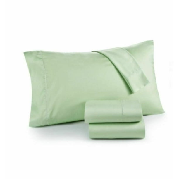 Martha Stewart Collection 300 TC 100 Cotton Sateen Fitted Sheet KING