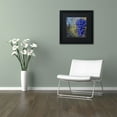 thumbnail image 4 of Trademark Fine Art "Vino Blu One" Canvas Art by Color Bakery Black Matte, Black Frame, 4 of 4