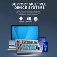 thumbnail image 4 of Professional Podcast Live Sound Card DJ Mixer Audio Mixer Equipment, 4 of 5