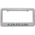 thumbnail image 1 of Dad The Man Myth Legend License Plate Tag Frame, Multiple Colors, 1 of 1