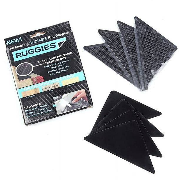 SHENMO 8 pièces tapis anti-dérapant tapis silicone triangle tapis  antidérapant patch 