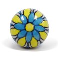 thumbnail image 4 of Epicureanist Blue and Yellow Floral Ceramic Bottle Stopper, 4 of 4