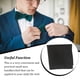 thumbnail image 5 of Sonducket Pañuelo masculino Ropa a juego Poliéster hecho a mano Toalla de mano pequeña Suministros Accesorios Bolsillo Cuadrado Celebración Accesorios de disfraces Negro, 5 of 6