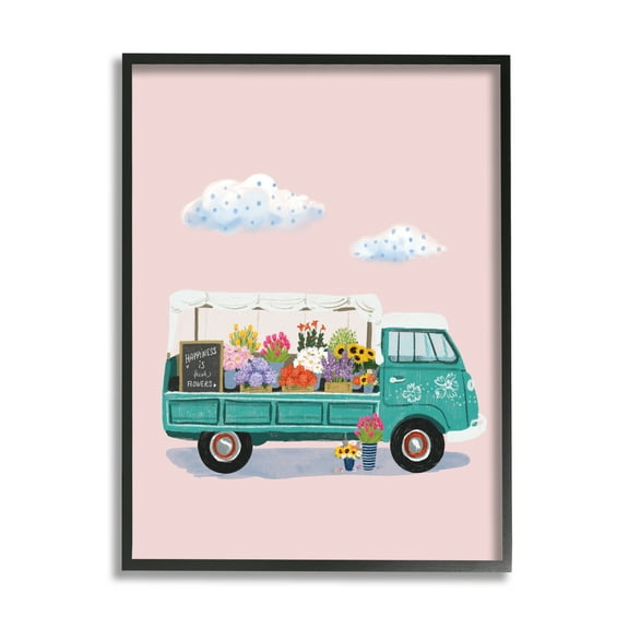 Stupell Industries Truck Faire Sale Spring Flower Variety Blossoms,16 x 20, Design by Ilaria Benedetti