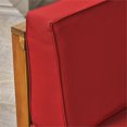thumbnail image 3 of Thasos Bois 8 Places en Forme de Canapé Sectionnel et Foyer en Teck Rouge/gris Foncé, 3 of 15