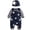 BJUTIR665-Blue, variant on Boys Clothes Set Casual Star Print Outfit Overall Pants Long Sleeve Shirt And Hat Three Piece Set Durable Clothing Set Size 2-3 Years