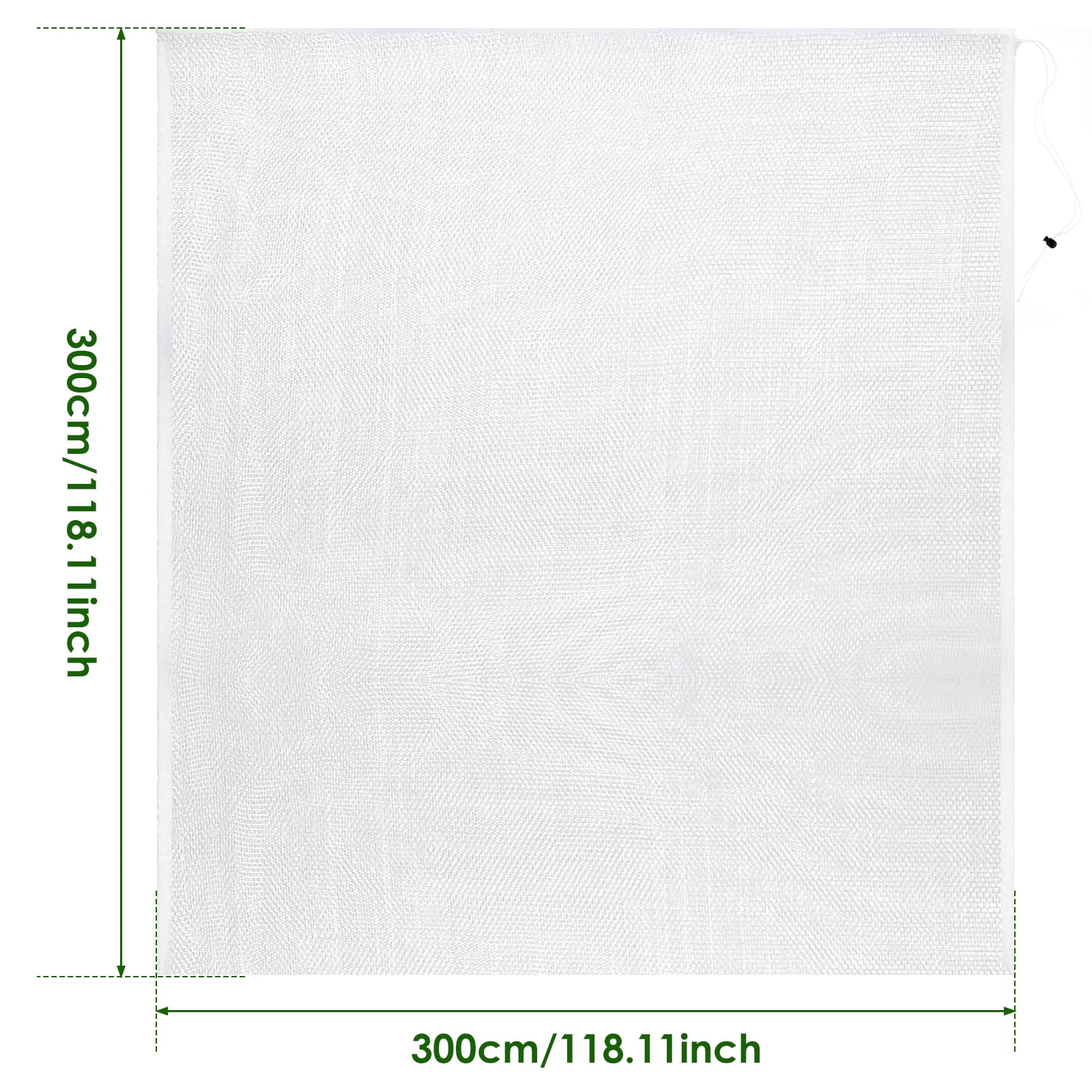 10ftx10ft Large Fruit Tree Netting Bags Plant Protect Mesh Bird Netting with Zipper and Drawstring,Garden Netting from Squirrels and Birds Other Animals for Cherry Apple Tree Blueberry Bushes