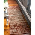 thumbnail image 3 of Unique Loom Traditions Autumn Rug , 2' 7" x 10' 0" ,Terracotta, 3 of 9