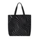 thumbnail image 1 of Fotbe Abstract Black And White Waves Bolsa Tote con Estampado para Mujer, Bolsos con Cremallera, Bolsa de Hombro Casual de Gran Capacidad con Bolsillos Internos, 1 of 7