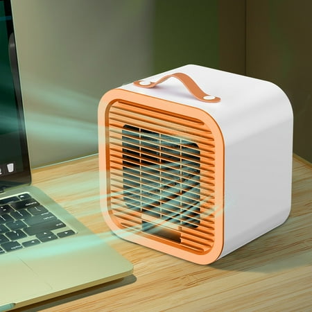 

Mini Air Conditioners Portable Mini Desktop Cooling Misting Fan 2024 New Portable Desktop Fan Conditioning Fan With Ice Water Office Convenient 3-speed Desktop USB Fanfor Bedroom Room Office