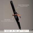 thumbnail image 4 of TAIFF Curves Professional Black Titanium Curling Iron – High-Performance Hair Curler & Rizadora para Cabello with Dual Voltage | Fixed Temperature 410°F | 1”, 4 of 7