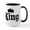 White/Black Inside, variant on CafePress - King Large Mug - 15 oz Ceramic Large White Novelty Mug