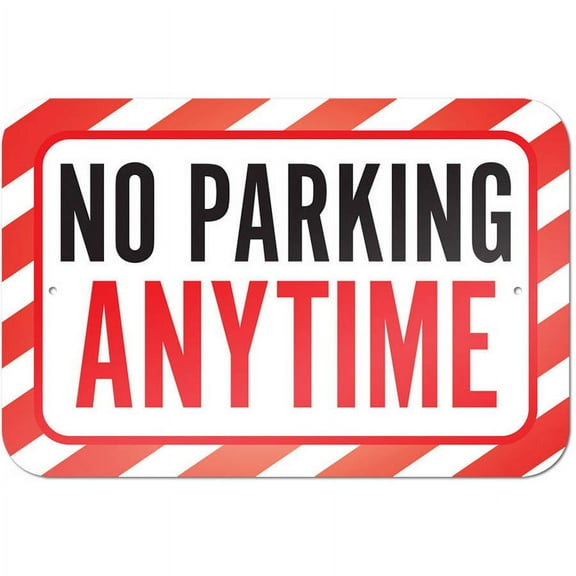 No Parking Anytime Sign