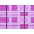 thumbnail image 1 of Ahgly Company Machine Washable Indoor Rectangle Transitional Pastel Purple Pink Area Rugs, 4' x 6', 1 of 7