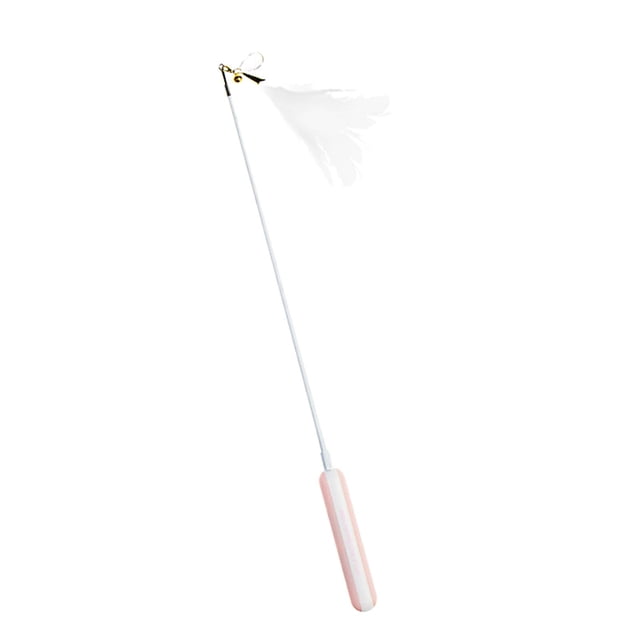 TIMIFIS Cat Toys Teaser Wands Interactive Retractable Fishing Pole Wand Catcher Teaser Stick Rod Toy For Training Exercising - Fall/Winter