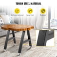 thumbnail image 3 of QinaQin Patas metálicas en forma de X para mesa de centro, altura de 40.6 cm, acero resistente en color negro, juego de 2 para proyectos DIY de mesa lateral o banco, 3 of 6