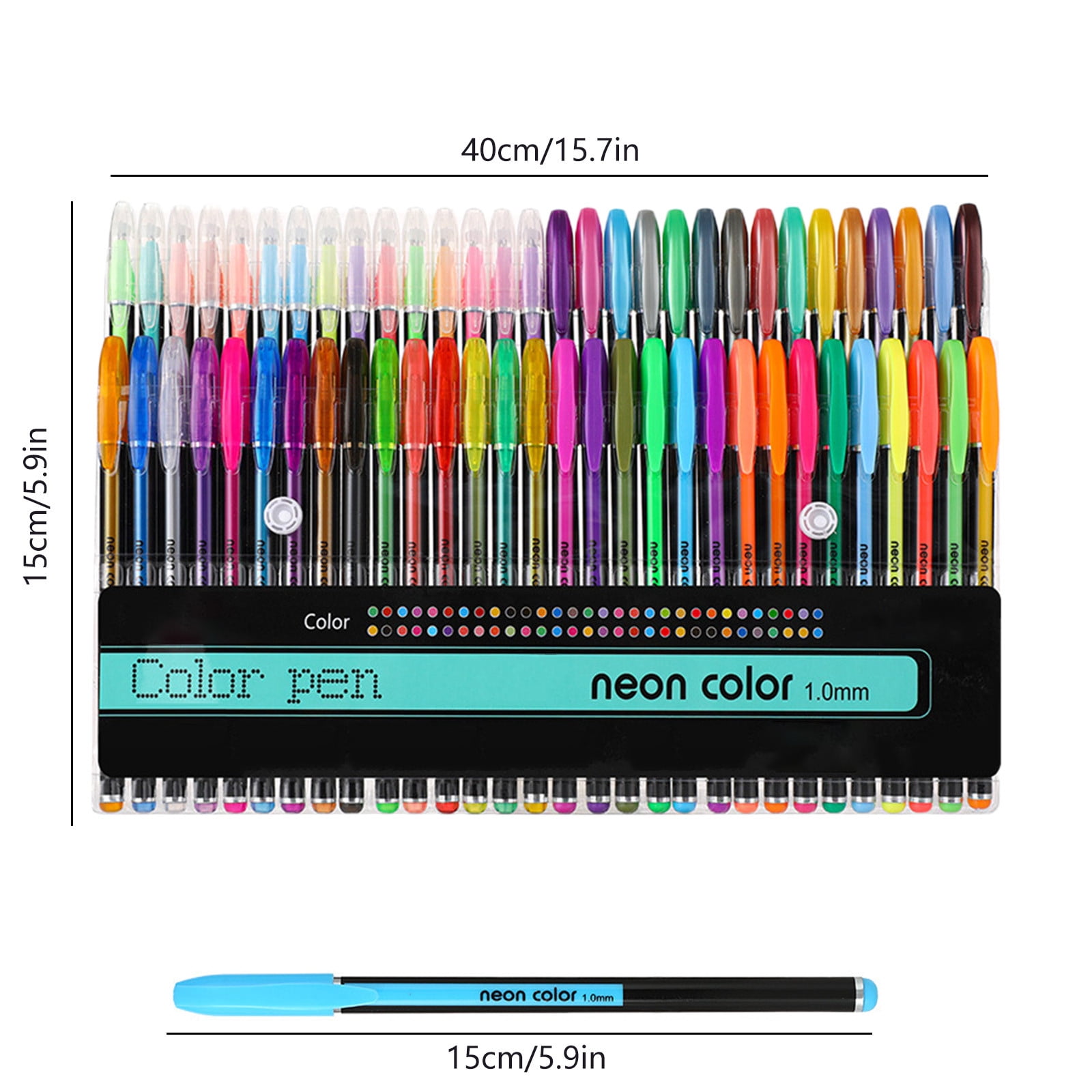 Gradient Color Highlighter Pen Non Bleeding Highlighter Eye Protection Marker Pen For Student Stationery