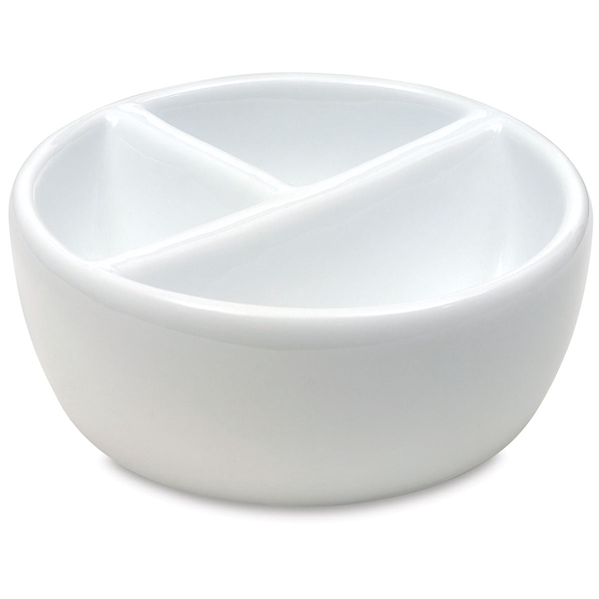 Jack Richeson – Round 3 Well Round Porcelain Mixing Bowl Palette