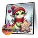thumbnail image 5 of Pintura de diamante 5D DIY, taladro redondo completo, Kit de dragón sobre nieve, decoración del hogar, 30x30cm, 5 of 9
