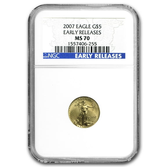 2007 1/10 oz American Gold Eagle MS-70 NGC (Early Releases)