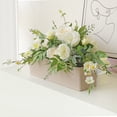 thumbnail image 2 of Koyal Wholesale 16"L x 4"H Desert Tan Ribbed Rectangle Vases, Pack 2, Rectangular Vase, Fluted Vase, Pleated Vase, 2 of 5