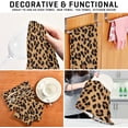 thumbnail image 7 of Coolnut Leopard Kitchen Dish Towel Set of 4, Soft Absorbent Drying Dishcloths Dish Towels with Hanging Loop for Kitchen Bathroom Bar Home Decor, 28 x 18 Inch Washcloth Gift, 7 of 7