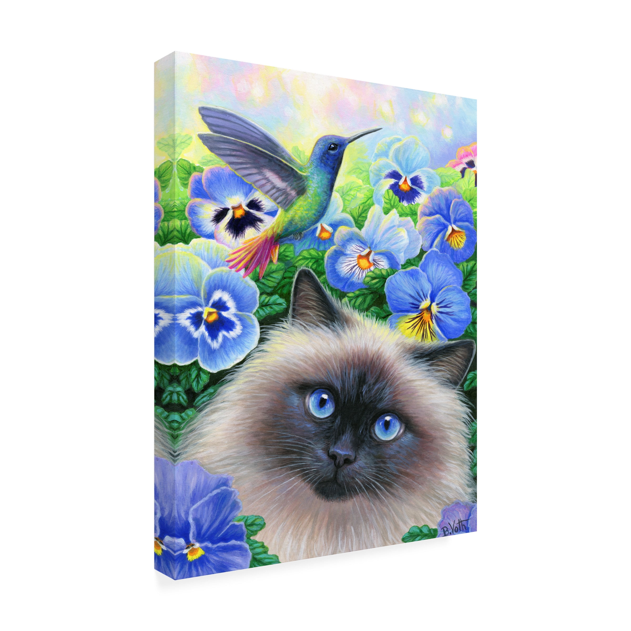 Bridget Voth 'In Gemmas Garden' Canvas Art