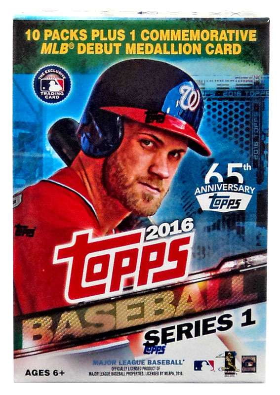 MLB 2016 Topps Baseball Cards Series 1 Trading Card Blaster Box