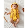 thumbnail image 6 of BemeyourBBs Newborn Baby Boy Girl Baseball Outfits Hooded Romper Overalls Casual Zip Up Sleeveless Infant Hoodies Bodysuit Clothes, 6 of 9
