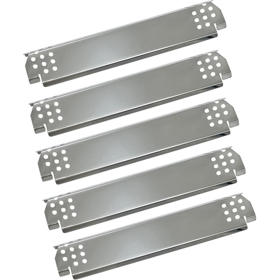 DP149 (5-pack) Stainless Steel Grill Heat Plates Replacement for Home Depot Nexgrill 4 burner 720-0830H, 5 Burner 720-0888, 720-0888N, 720-0882A, 720-0882S, 6 Burner 720-0896B, 720-0898…