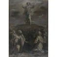 thumbnail image 2 of Ventura Salimbeni 18x24 Gold Ornate Framed and Double Matted Museum Art Print Titled - The Ascension of Christ (1568-1613), 2 of 4