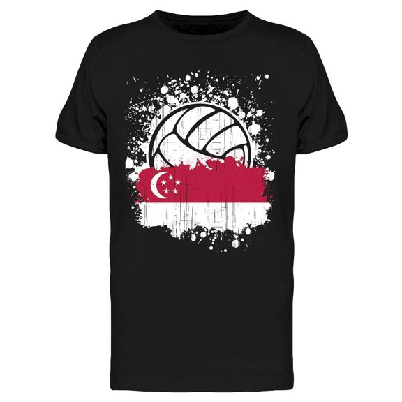 Volleyball Team Of Singapore Tee Men's -Image by Shutterstock Men's T-shirt