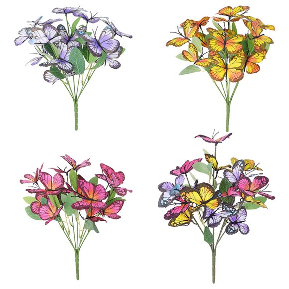 YBYHDS Bouquet de Fleurs Simulées Décoration de Mariage Décoration Maison Fausses Fleurs Soldes Aujourd'hui Prime