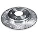 Detroit Axle - Rear Brake Rotors for 2011-2016 Chevrolet Cruze 2013-2016 Sonic 2016 Cruze Limited 2013-2022 Trax Buick Encore, Drilled and Slotted Disc Brake Rotors Replacement: 10.55" inch Rotor