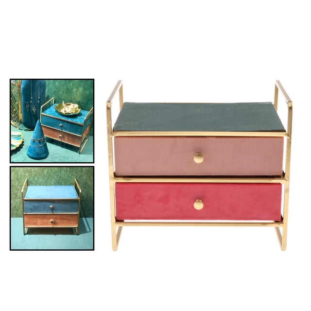 Caja de almacenamiento para joyería perfecl Artesanía Rosado