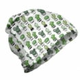 thumbnail image 1 of Cactus Unisex Beanie, Latino Foliage Pattern, Hiking Outdoors, Green Black White, by Ambesonne, 1 of 1