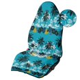 thumbnail image 6 of Binienty Tropical Palm Monstera Removable Car Sweat Towel Front Seat Cover After Beach Gym Yoga Quick Dry Washable Car Seat Protector for SUV Van Cars, 6 of 8