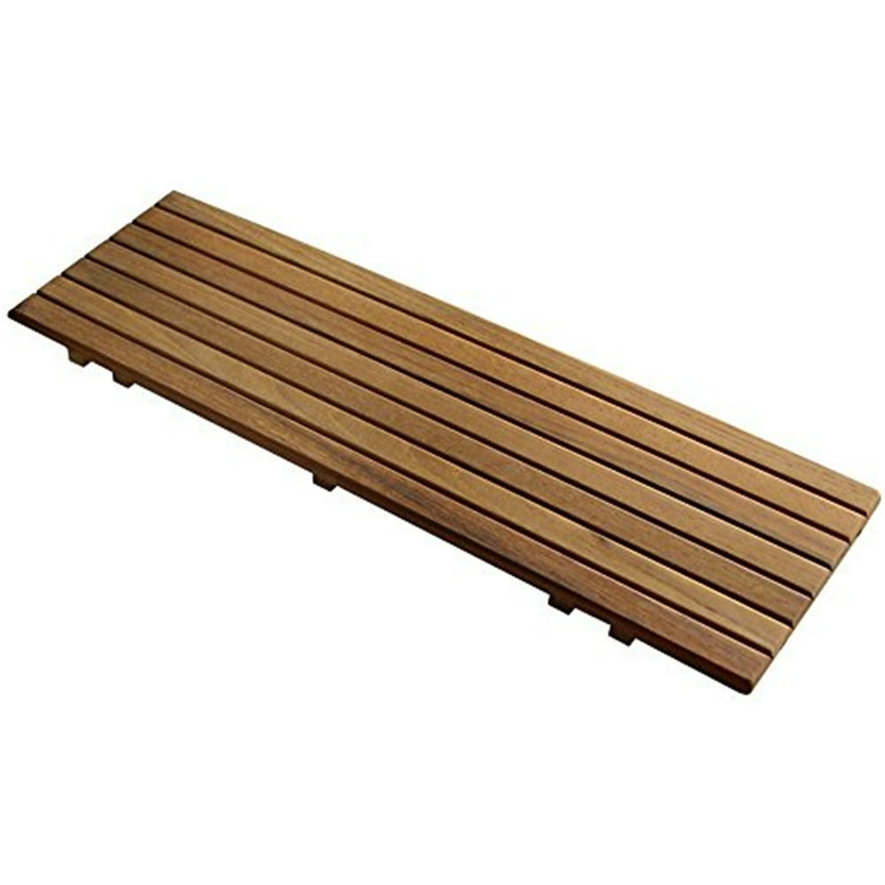 Adjustable Teak Bathtub Shelf Seat For tubs from 201/4" to 281/2" wide Burmese Teak