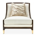 thumbnail image 2 of Belmont Place Accent Chair - Cream/Espresso, 2 of 16
