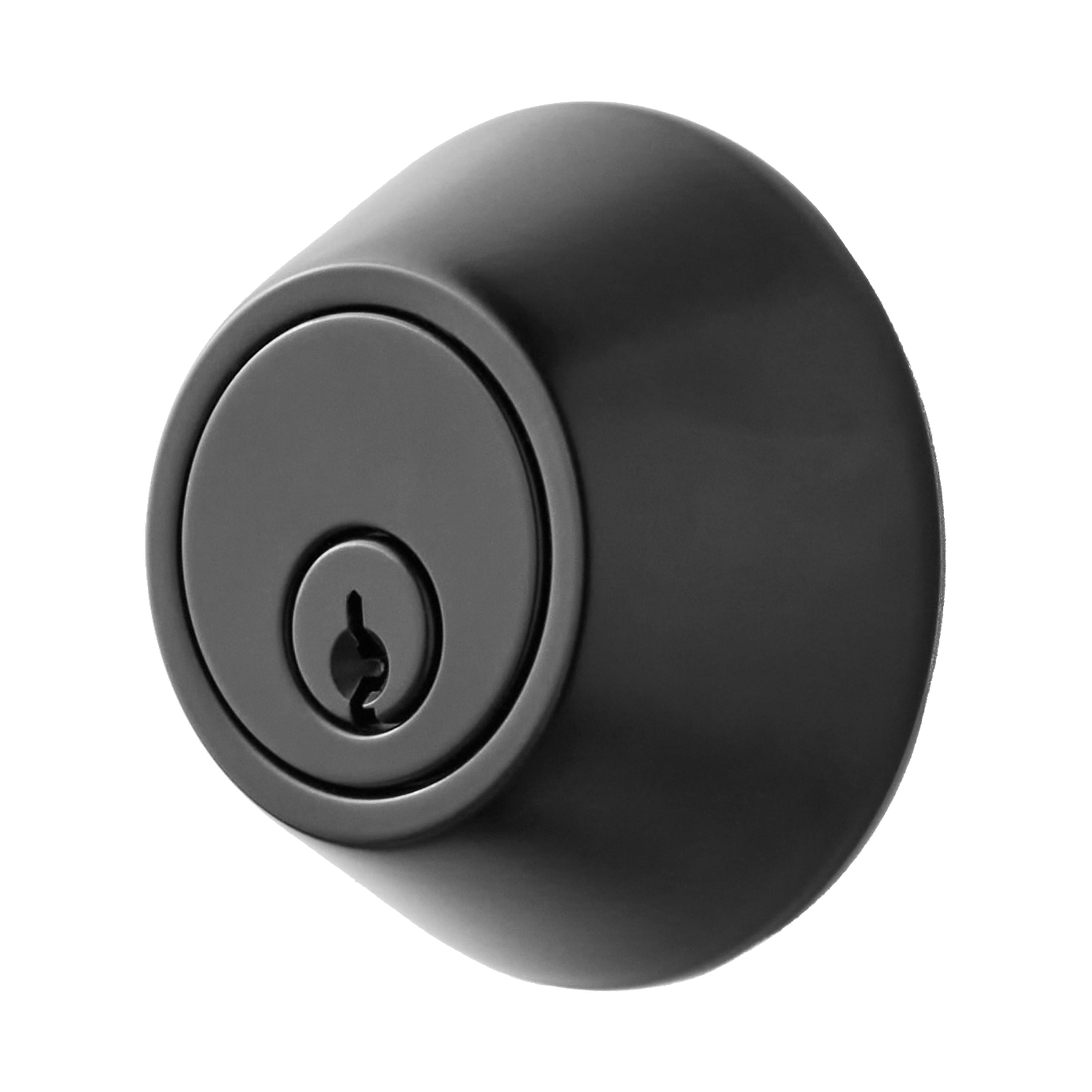 (4 pack) Hyper Tough Keyed Entry Single Cylinder Deadbolt Matte Black