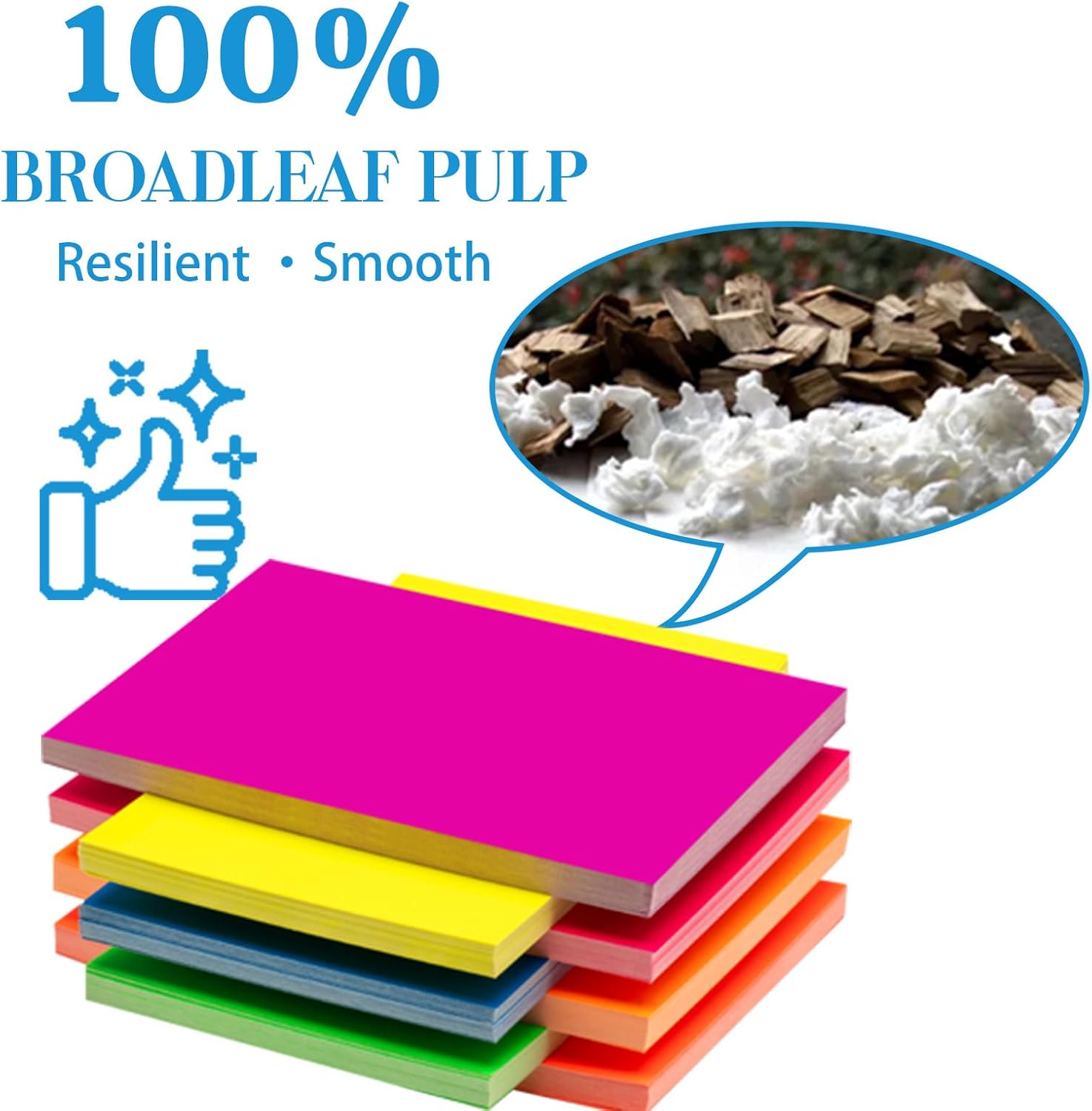 TT-Index Cards 210-Count 4x6 Inch,178GSM Heavyweight Set of 7 Fluorescent Colors Paper Multicolor Study Cards