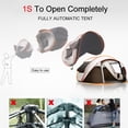 thumbnail image 5 of Camping Tent Family Dome Tent For 2-3/4-6 Person Waterproof with 2 doors, 2 windows, Mesh Screen, Metal Stakes, Windproof Ropes and Carry Bag Easy SetUp for Camp Backpacking Hiking Outdoor, 5 of 8