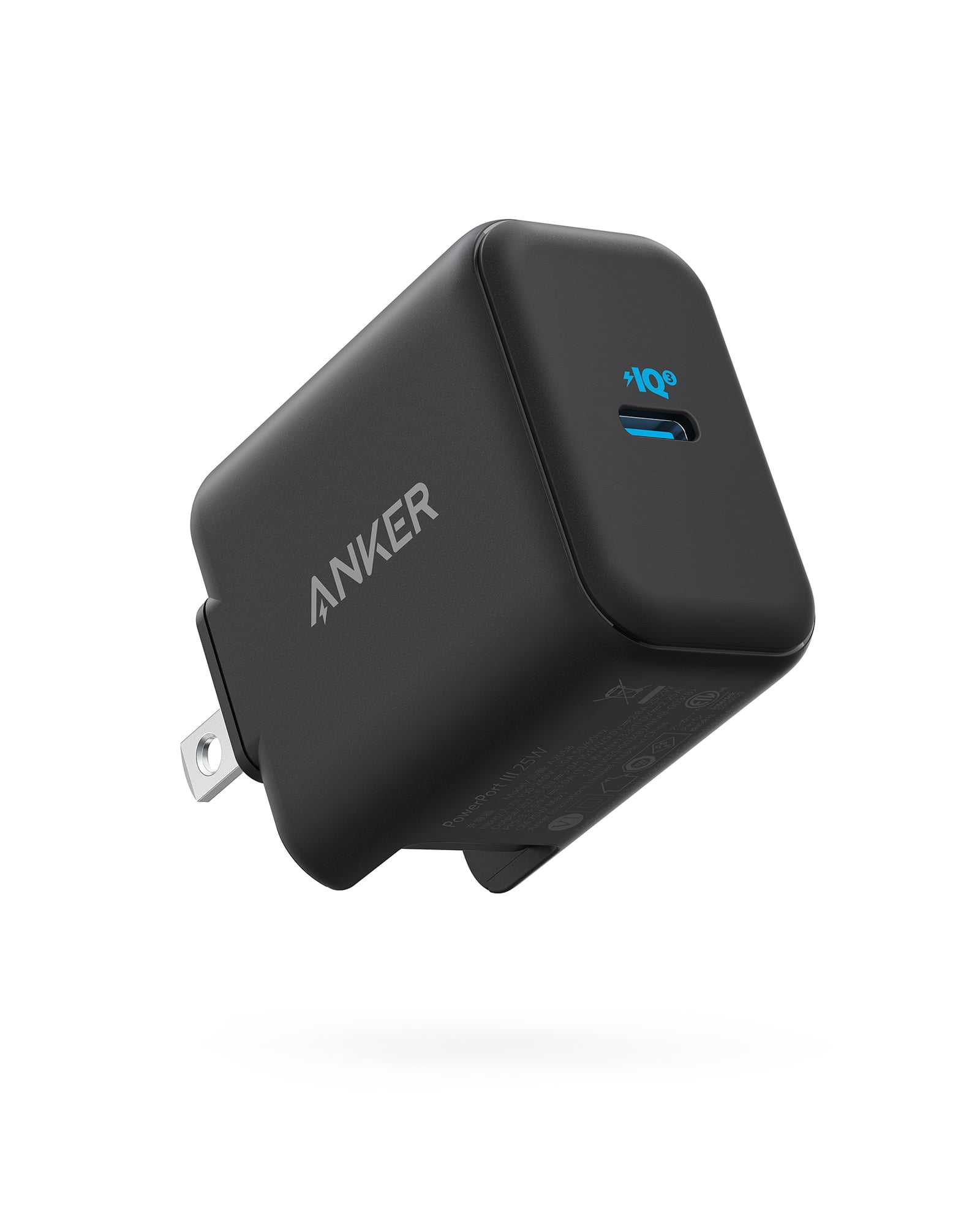 Anker PowerPort III 25W Power Delivery Wall Charger, Fast Charging for Samsung Galaxy, iPhone, iPad and More (Cable Not Included)